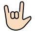 love-you gesture: light skin tone Discord emoji — free static PNG download