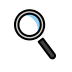 magnifying glass tilted left Discord emoji — free static PNG download