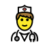 male doctor Discord emoji — free static PNG download