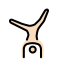 man cartwheeling: light skin tone Discord emoji — free static PNG download