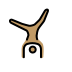 man cartwheeling: medium skin tone Discord emoji — free static PNG download