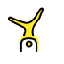 man cartwheeling Discord emoji — free static PNG download