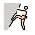 man climbing: light skin tone Discord emoji — free static PNG download