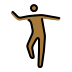 man dancing: medium-dark skin tone Discord emoji — free static PNG download