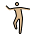 man dancing: medium-light skin tone Discord emoji — free static PNG download