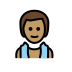 man in steamy room: medium skin tone Discord emoji — free static PNG download