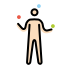 man juggling: light skin tone Discord emoji — free static PNG download