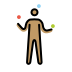man juggling: medium skin tone Discord emoji — free static PNG download