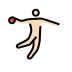 man playing handball: light skin tone Discord emoji — free static PNG download