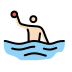 man playing water polo: light skin tone Discord emoji — free static PNG download