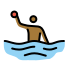 man playing water polo: medium-dark skin tone Discord emoji — free static PNG download