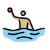 man playing water polo: medium-light skin tone Discord emoji — free static PNG download