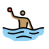 man playing water polo: medium skin tone Discord emoji — free static PNG download