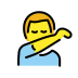 man sneezing into elbow Discord emoji — free static PNG download