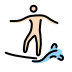 man surfing: light skin tone Discord emoji — free static PNG download