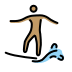 man surfing: medium skin tone Discord emoji — free static PNG download
