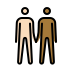 men holding hands: light skin tone, medium-dark skin tone Discord emoji — free static PNG download