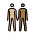 men holding hands: medium-light skin tone, medium-dark skin tone Discord emoji — free static PNG download