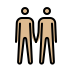 men holding hands: medium-light skin tone Discord emoji — free static PNG download