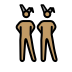 men with bunny ears: medium skin tone Discord emoji — free static PNG download