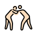 men wrestling: light skin tone Discord emoji — free static PNG download
