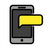 mobile message Discord emoji — free static PNG download