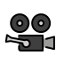 movie camera Discord emoji — free static PNG download