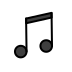 musical note Discord emoji — free static PNG download