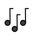 musical notes Discord emoji — free static PNG download