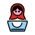 nesting dolls Discord emoji — free static PNG download