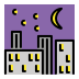 night with stars Discord emoji — free static PNG download