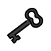 old key Discord emoji — free static PNG download