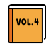 orange book Discord emoji — free static PNG download