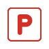 P button Discord emoji — free static PNG download