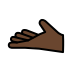 palm up hand: dark skin tone Discord emoji — free static PNG download