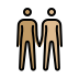 people holding hands: medium skin tone, medium-light skin tone Discord emoji — free static PNG download