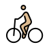 person biking: medium-light skin tone Discord emoji — free static PNG download