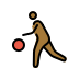 person bouncing ball: medium-dark skin tone Discord emoji — free static PNG download
