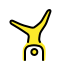 person cartwheeling Discord emoji — free static PNG download