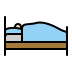 person in bed: light skin tone Discord emoji — free static PNG download