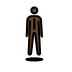 person in suit levitating: dark skin tone Discord emoji — free static PNG download