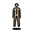 person in suit levitating: medium-light skin tone Discord emoji — free static PNG download