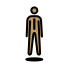 person in suit levitating: medium skin tone Discord emoji — free static PNG download