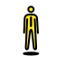 person in suit levitating Discord emoji — free static PNG download