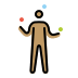person juggling: medium skin tone Discord emoji — free static PNG download