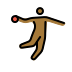 person playing handball: medium-dark skin tone Discord emoji — free static PNG download