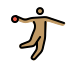 person playing handball: medium skin tone Discord emoji — free static PNG download