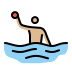 person playing water polo: medium-light skin tone Discord emoji — free static PNG download