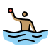 person playing water polo: medium skin tone Discord emoji — free static PNG download