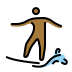 person surfing: medium-dark skin tone Discord emoji — free static PNG download